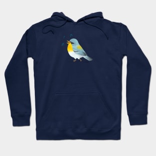 Northern Parula Bird Hoodie